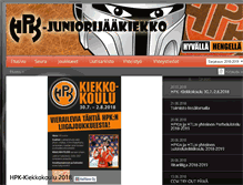 Tablet Screenshot of hpkjuniorit.fi